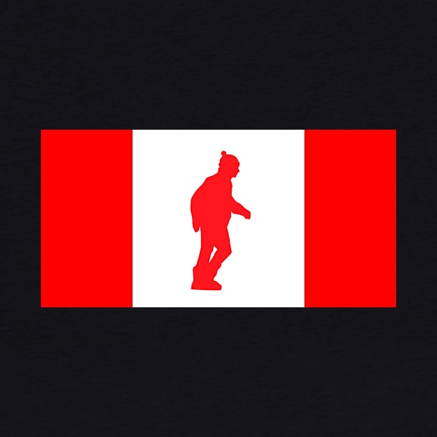 "Canadian" Flag by cartogram